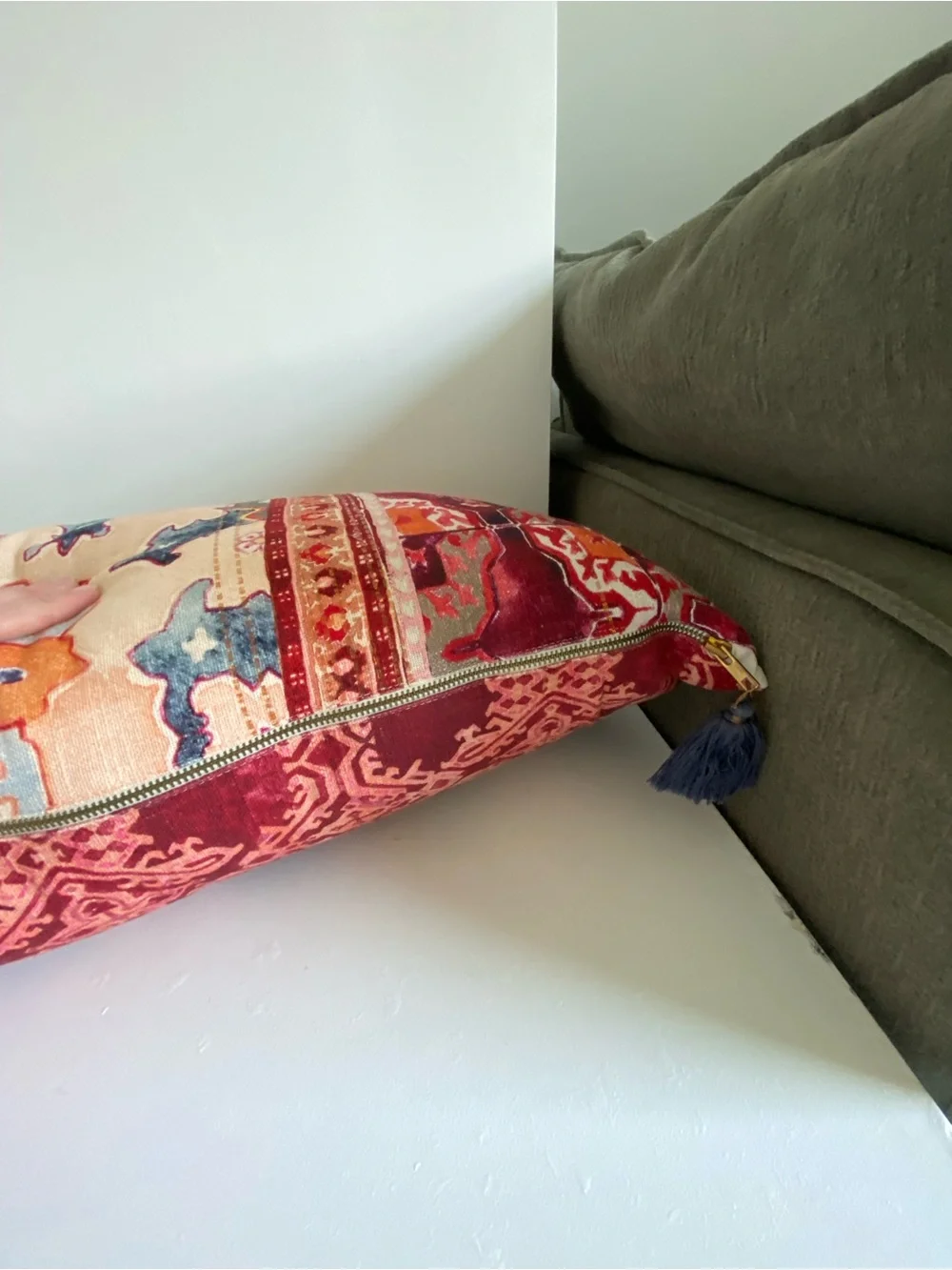 Anthropology Accent Lumbar Pillow-COVER ONLY